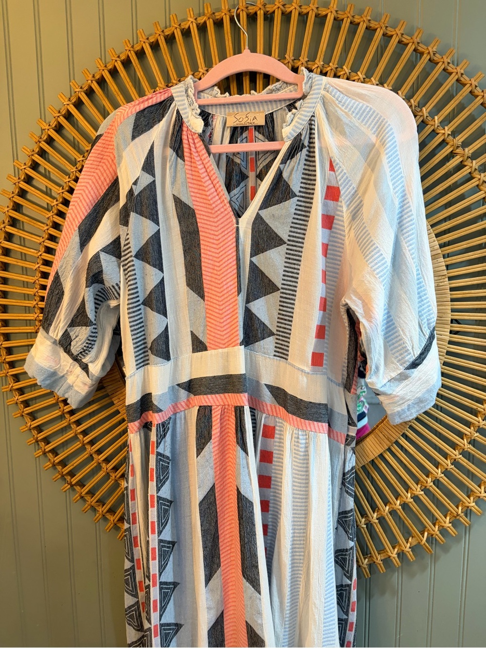 Sofia Made in Italy - gorgeous maxi dress/ one size fits like a large - Picture 5 of 6